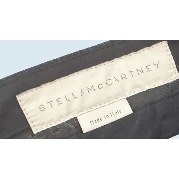 Stella McCartney Navy Zipper Ruffle Detail Stirrup Pants Size Small - Picture 7 of 8